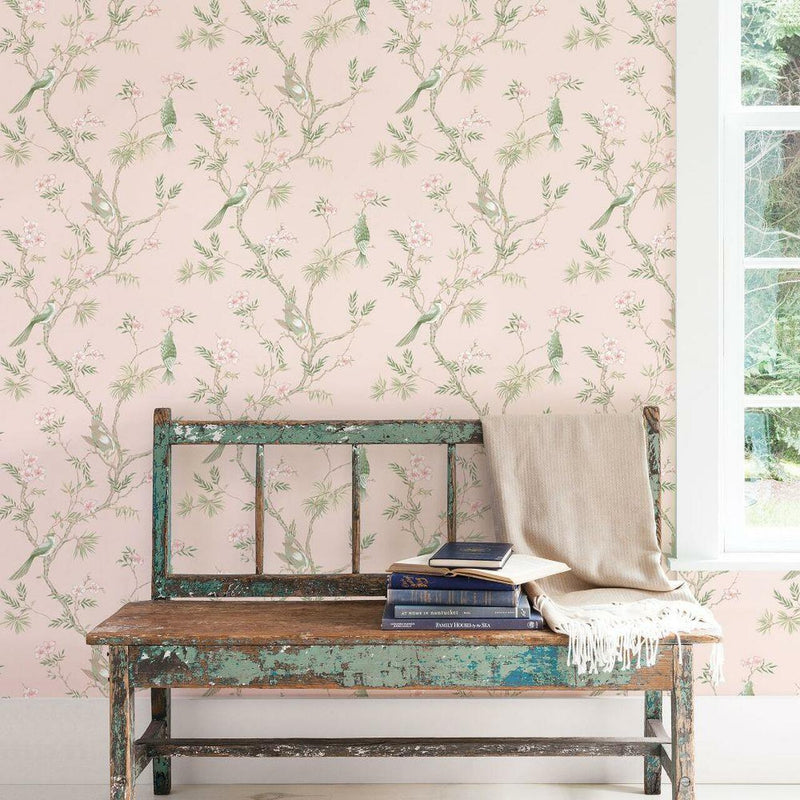 G78493 Classic Bird Trail Secret Garden Wallpaper by Galerie