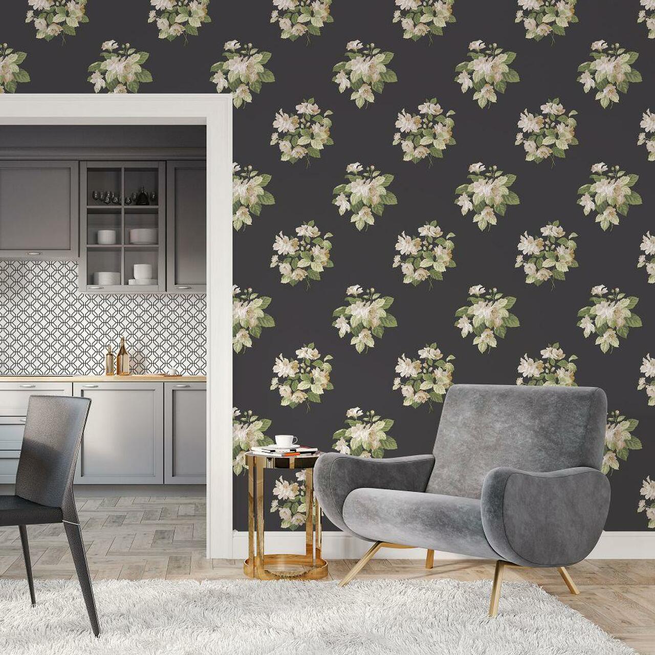G78495 Classic Bouquet Secret Garden Wallpaper by Galerie