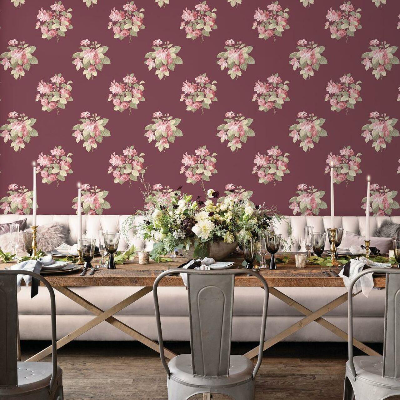 G78496 Classic Bouquet Secret Garden Wallpaper by Galerie