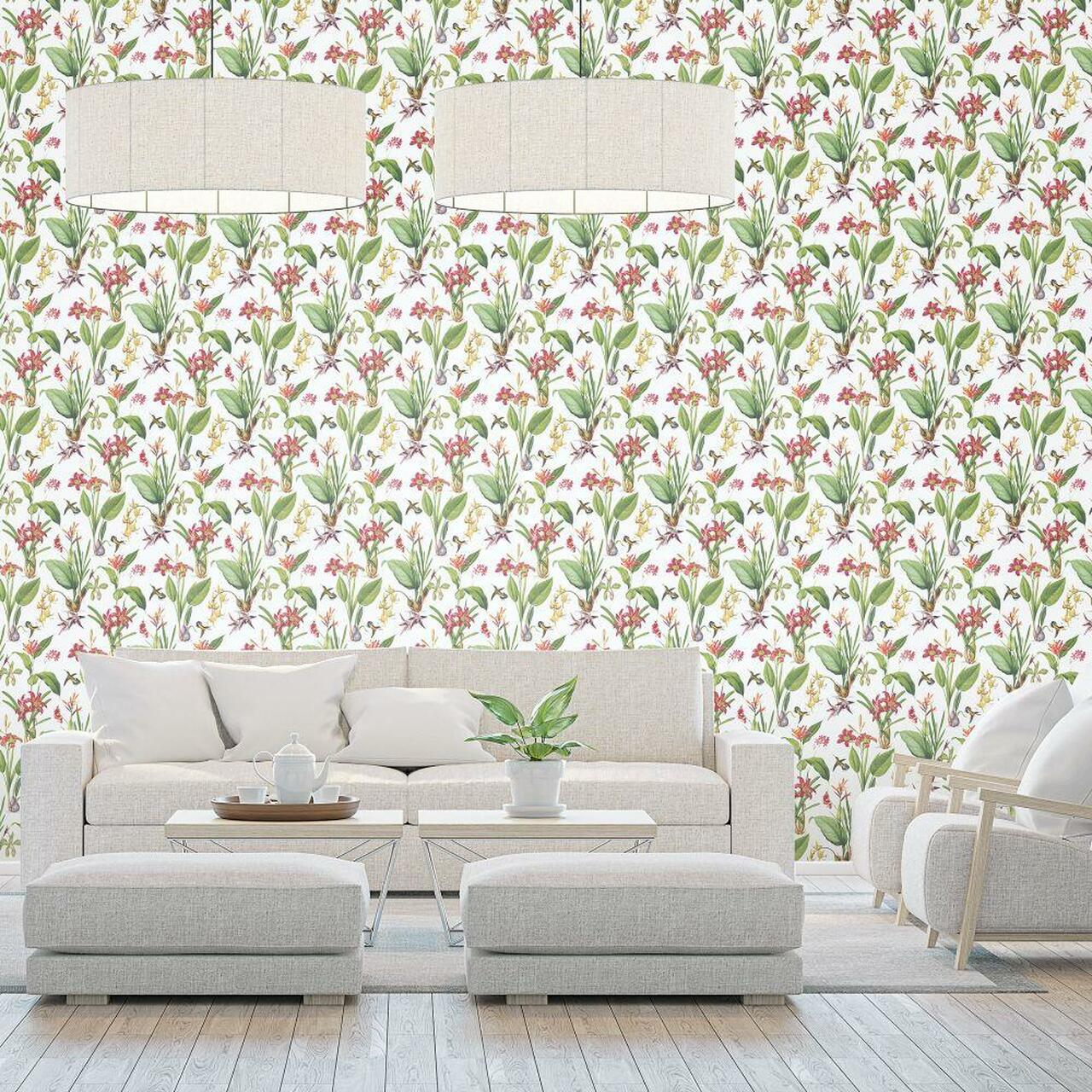 G78505 Cottage Botanical Secret Garden Wallpaper by Galerie