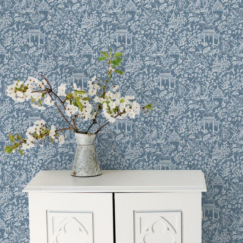 G78508 Garden Toile Secret Garden Wallpaper by Galerie