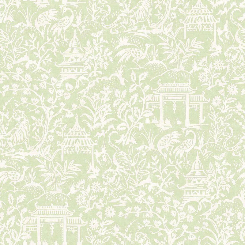 G78509 Garden Toile Secret Garden Wallpaper by Galerie