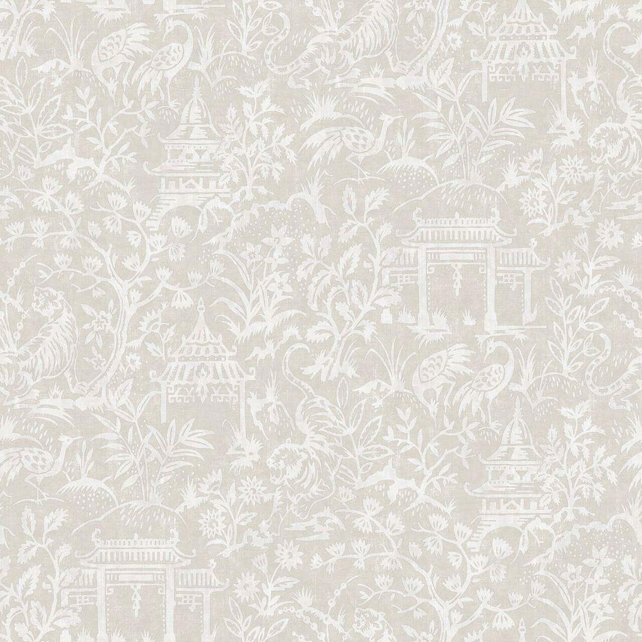 G78512 Garden Toile Secret Garden Wallpaper by Galerie