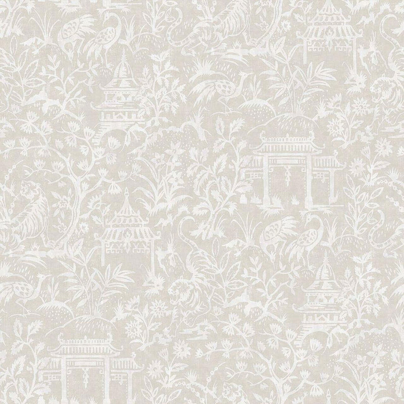 G78512 Garden Toile Secret Garden Wallpaper by Galerie