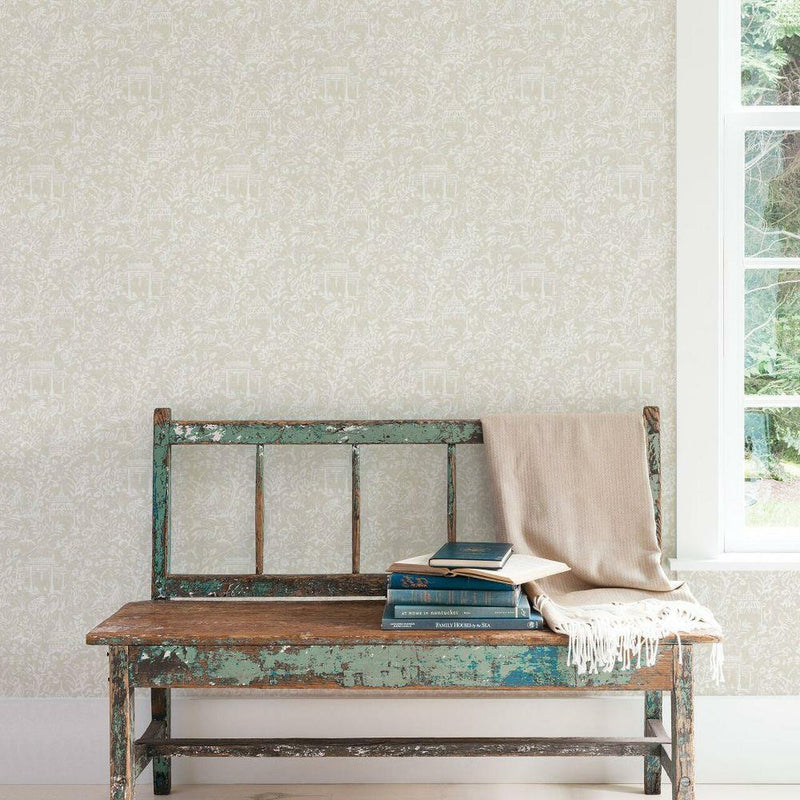 G78512 Garden Toile Secret Garden Wallpaper by Galerie