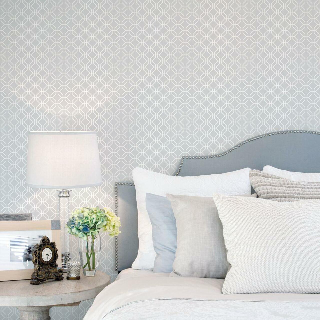 G78522 Trellis Negative Secret Garden Wallpaper by Galerie