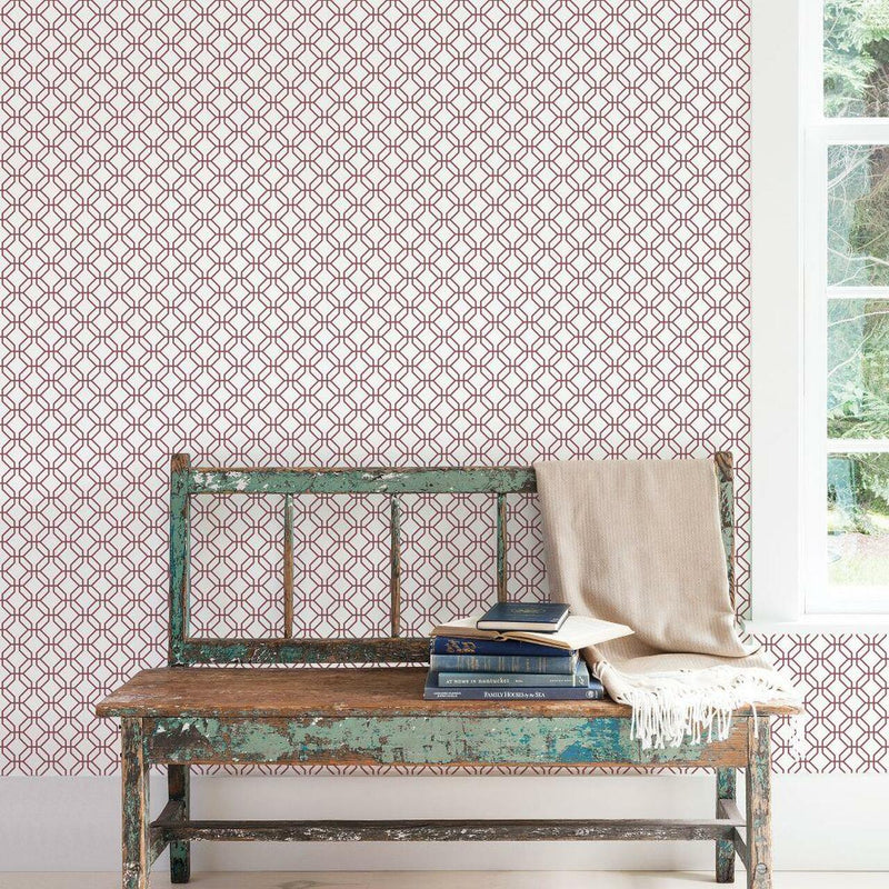 G78527 Trellis Negative Secret Garden Wallpaper by Galerie