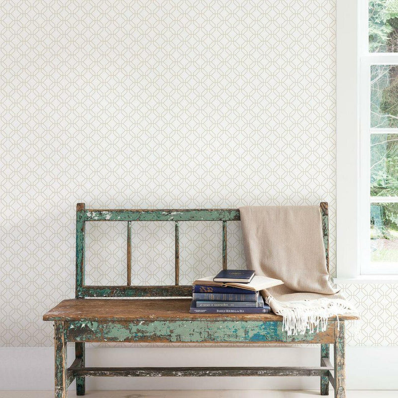G78529 Trellis Negative Secret Garden Wallpaper by Galerie