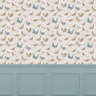 Game Birds Linen Wallpaper by Voyage Maison | GAMEBIR/WPO/LIN
