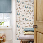 Game Birds Linen Wallpaper by Voyage Maison | GAMEBIR/WPO/LIN