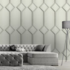 GB 215 Alessia Panel Grey Wallpaper by Belgravia