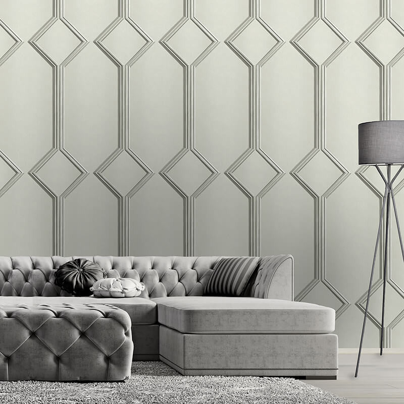 GB 215 Alessia Panel Grey Wallpaper by Belgravia