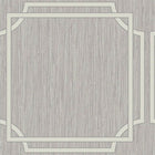GB 2917 Grasscloth Geometric Silver Wallpaper by Belgravia Zambaiti Parati