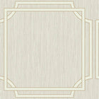 GB 2918 Grasscloth Geometric Cream Wallpaper by Belgravia Zambaiti Parati