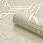 GB 2918 Grasscloth Geometric Cream Wallpaper by Belgravia Zambaiti Parati