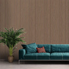 GB 2920 Wood Slat Walnut Wallpaper by Belgravia Zambaiti Parati