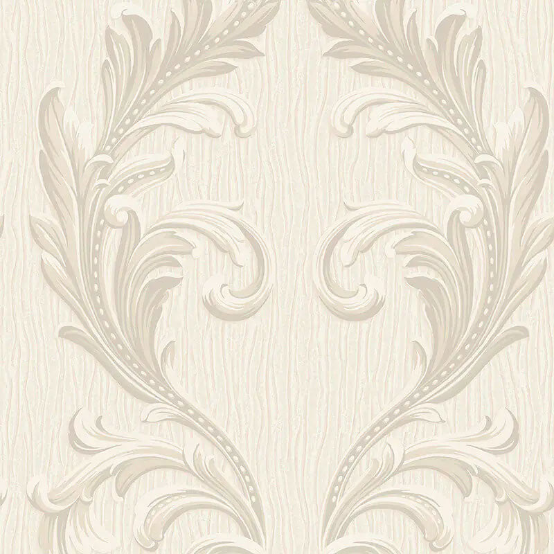 41324 Tiffany Scroll Cream Wallpaper by Belgravia