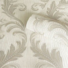 41324 Tiffany Scroll Cream Wallpaper by Belgravia