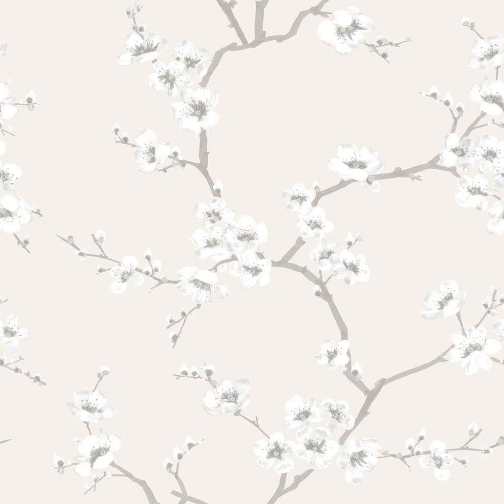 51-067 Apple Blossom Natural Fresco Wallpaper By Graham & Brown