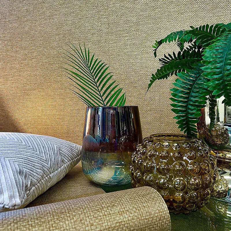 GB 9007 Palm Texture Gold Wallpaper By Belgravia Zambaiti Parati