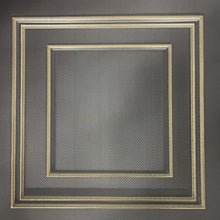 GB 7386 Amara Panel Gold Gunmetal Wallpaper by Belgravia
