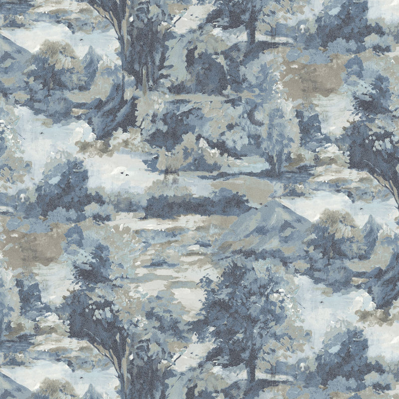 GE02402 Alpine Whisper Sapphire Wallpaper by Sketch Twenty 3