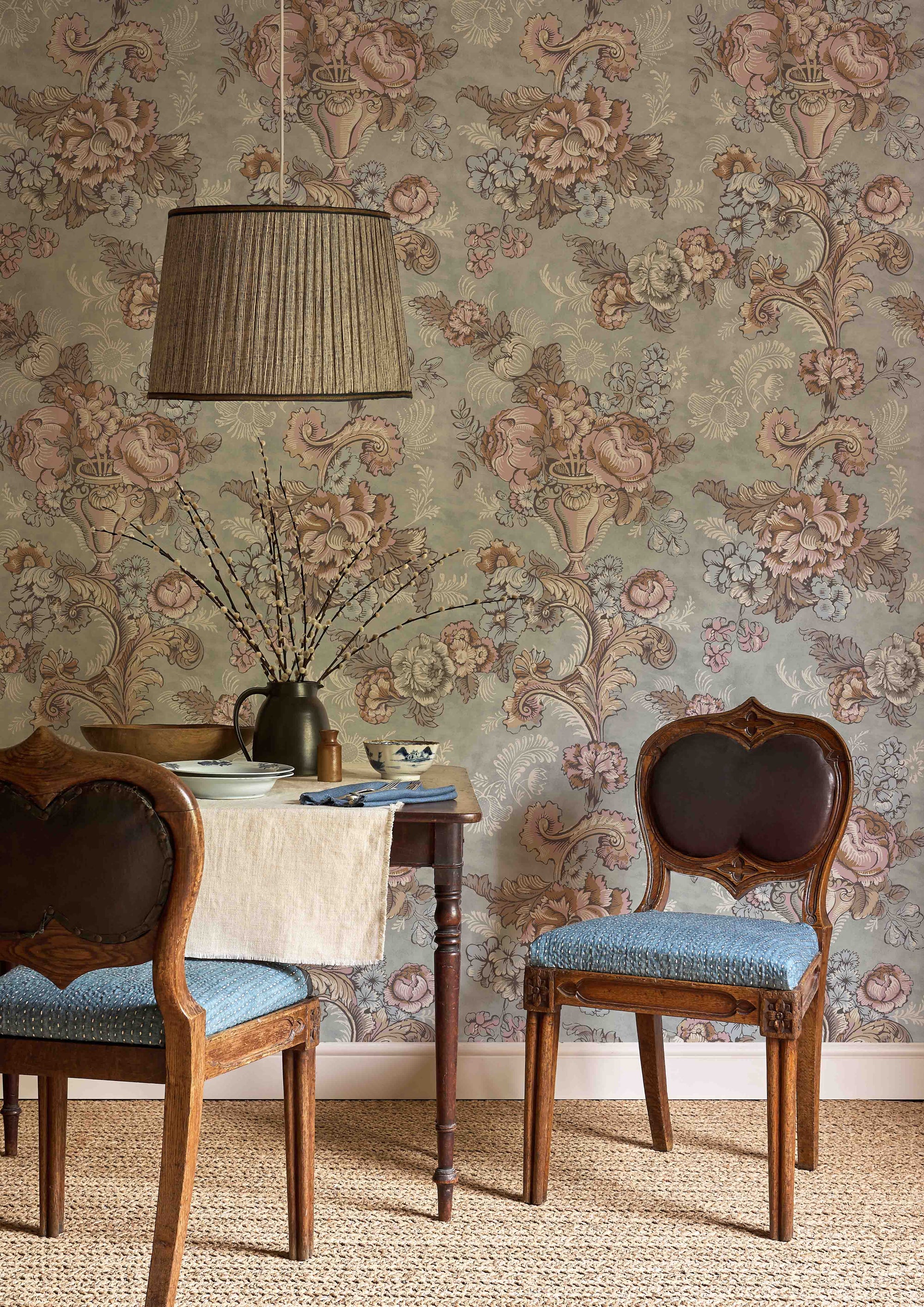 LW 379 648 Georgia Pot Pourri Wallpaper by Lewis & Wood