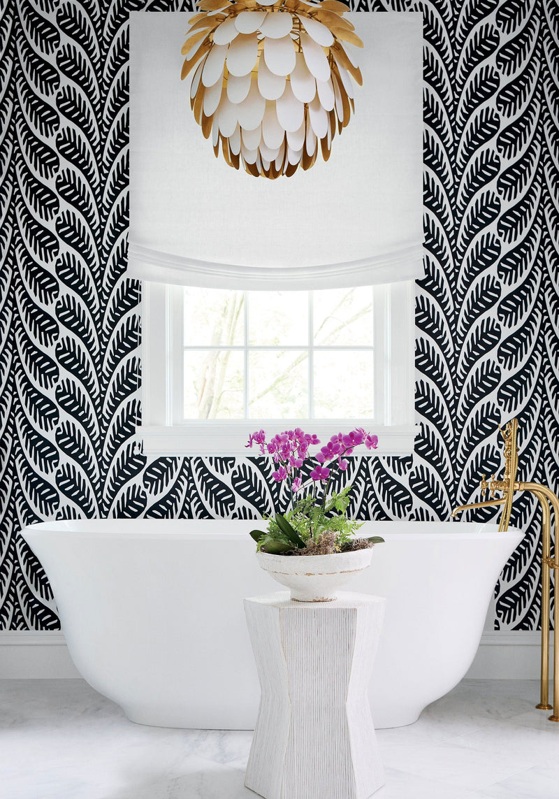 T20832 Ginger Emerald Eden Wallpaper by Thibaut