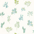 Luck Vert d'eau Green Life 2 Wallpaper by Caselio
