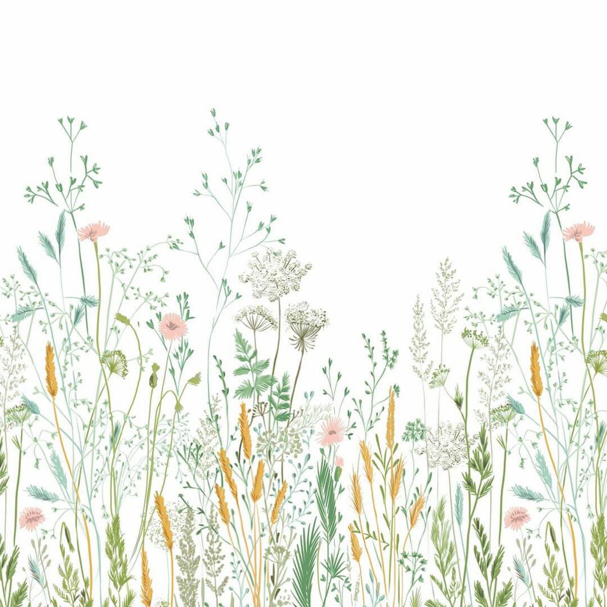 GNL105390403 Herbarium Medium Panel Green Life 2 Wallpaper by Caselio