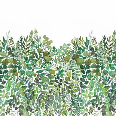 Luxurius Nature Medium Panel Green Life 2 Wallpaper by Caselio