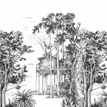 GNL105420904 The Garden Shed Large Panel Green Life 2 Wallpaper by Caselio