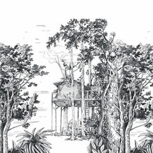 The Garden Shed Small Panel Green Life 2 Wallpaper by Caselio