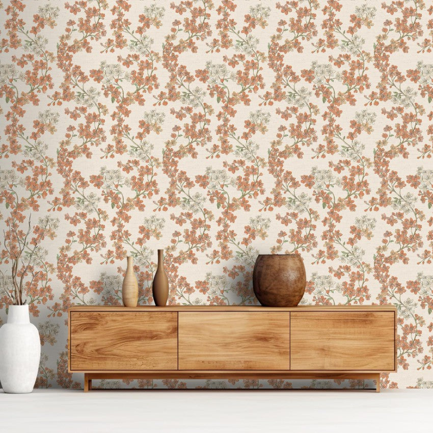 GR322202 Cherry Blossom by Wallpaper by Design ID