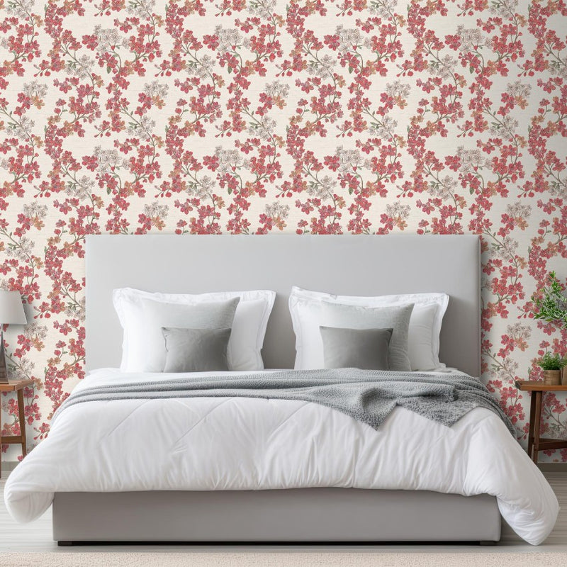 GR322203 Cherry Blossom by Wallpaper by Design ID