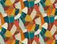 Abstract Geo Rust & Peacock Grafik Wallpaper by Ohpopsi