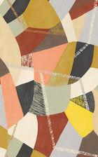 GRA50102W Abstract Geo Cinnamon Wallpaper by Ohpopsi
