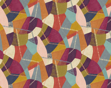 GRA50103W Abstract Geo Grape & Olive Wallpaper by Ohpopsi