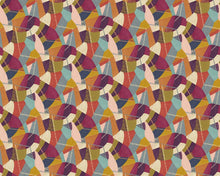 GRA50103W Abstract Geo Grape & Olive Wallpaper by Ohpopsi