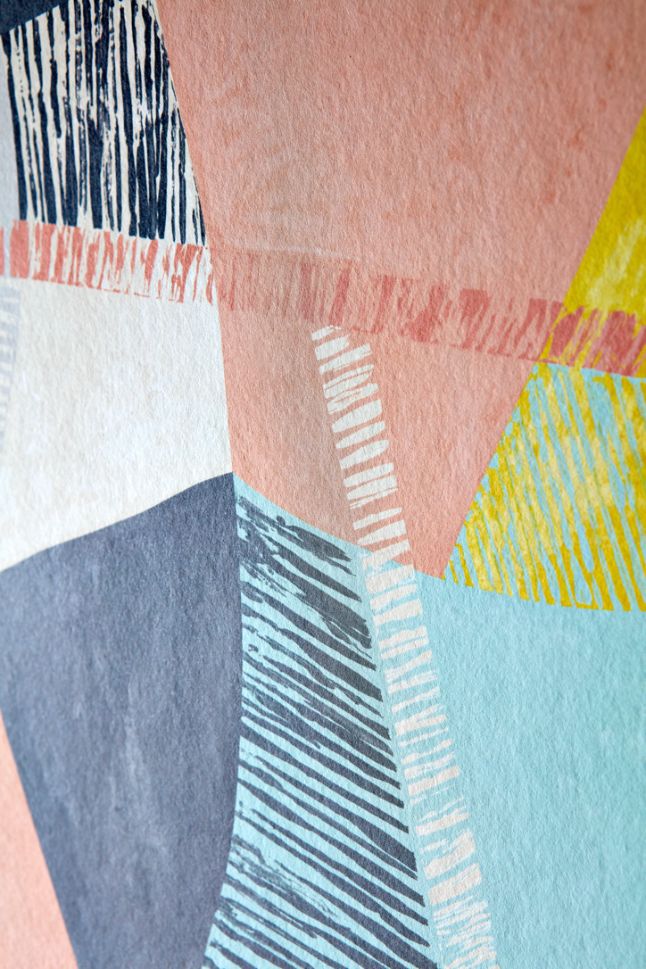 GRA50104W Abstract Geo Pastel Pop Wallpaper by Ohpopsi