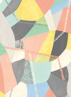 GRA50104W Abstract Geo Pastel Pop Wallpaper by Ohpopsi