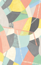 GRA50104W Abstract Geo Pastel Pop Wallpaper by Ohpopsi