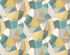 GRA50106W Abstract Geo Smoke & Latte Wallpaper by Ohpopsi
