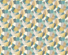 GRA50106W Abstract Geo Smoke & Latte Wallpaper by Ohpopsi