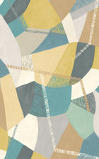 GRA50106W Abstract Geo Smoke & Latte Wallpaper by Ohpopsi