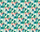 GRA50107W Abstract Geo Flamingo Wallpaper by Ohpopsi