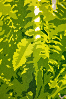 GRA50108W Houseplant Cerulean Twist Wallpaper by Ohpopsi