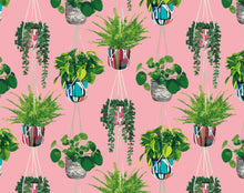 GRA50109W Houseplant Bubblegum Wallpaper by Ohpopsi