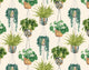 Houseplant Sage & Cider Grafik Wallpaper by Ohpopsi