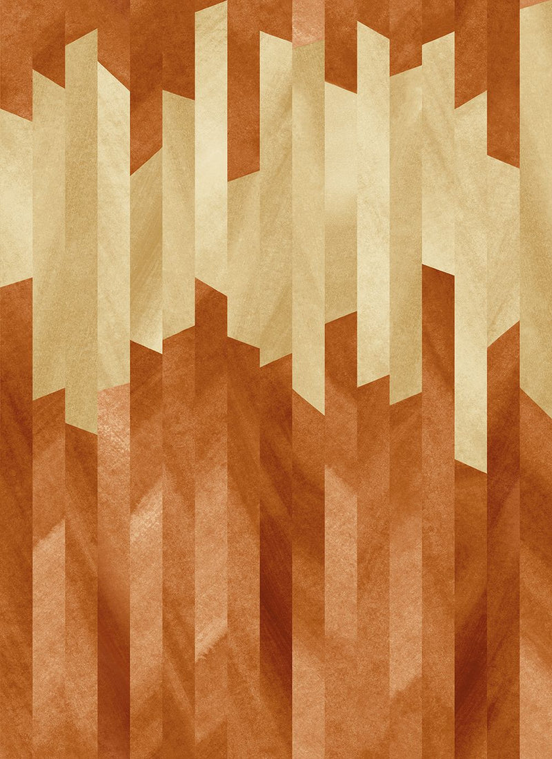 GRA50115W Strata Hot Ginger Wallpaper by Ohpopsi